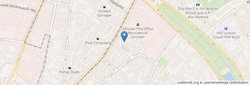 Mapa de ubicacion de Соло en Россия, Центральный Федеральный Округ, Москва, Центральный Административный Округ, Красносельский Район.