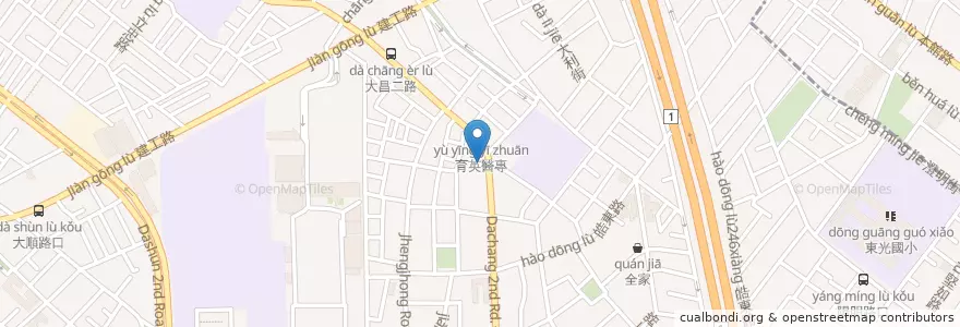 Mapa de ubicacion de 廣和骨科外科診所 en Тайвань, Гаосюн, 三民區.