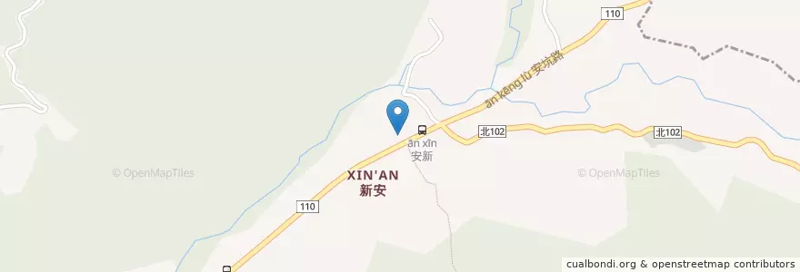 Mapa de ubicacion de 三峽保儀宮 en Тайвань, Новый Тайбэй, 三峽區.