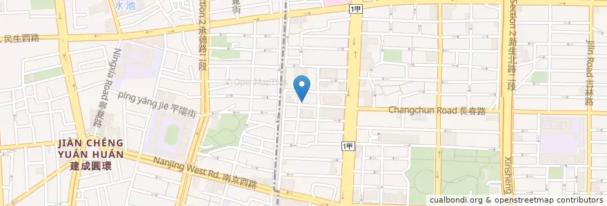 Mapa de ubicacion de 公寓咖啡館 en Taïwan, Nouveau Taipei, Taipei.
