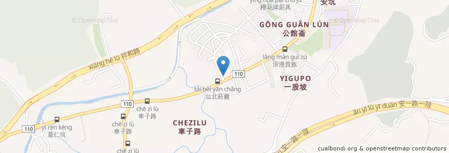 Mapa de ubicacion de 安康燒臘 en تايوان, تايبيه الجديدة, 新店區.