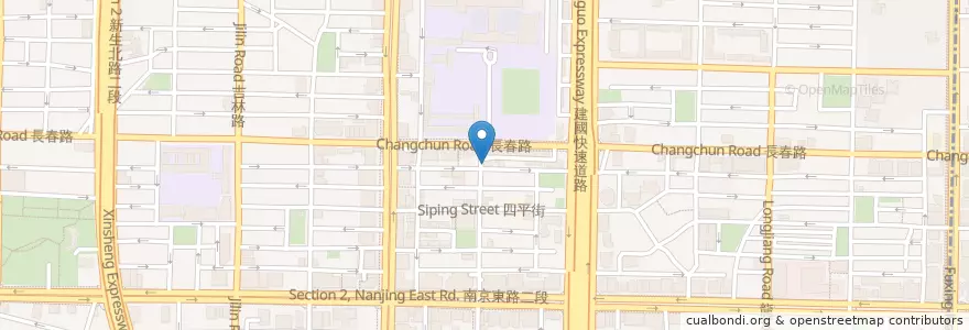 Mapa de ubicacion de 瑞麟美而美 en Taiwan, New Taipei, Taipei, Zhongshan District.
