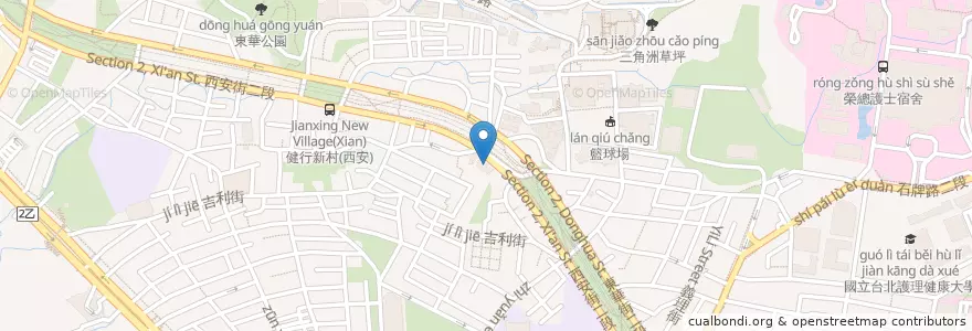 Mapa de ubicacion de 陽明牙醫診所 en تايوان, تايبيه الجديدة, تايبيه, 北投區.
