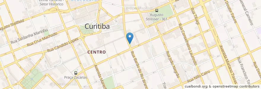 Mapa de ubicacion de Dois Corações en Brazil, Jižní Region, Paraná, Região Geográfica Intermediária De Curitiba, Região Metropolitana De Curitiba, Microrregião De Curitiba, Curitiba.