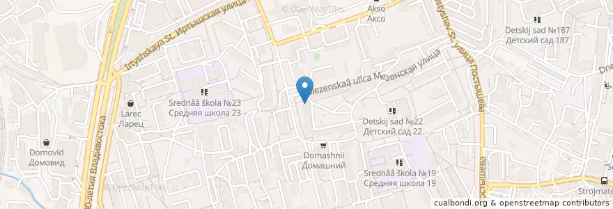 Mapa de ubicacion de Семейная аптека en Russia, Distretto Federale Dell'estremo Oriente, Territorio Del Litorale, Владивостокский Городской Округ.