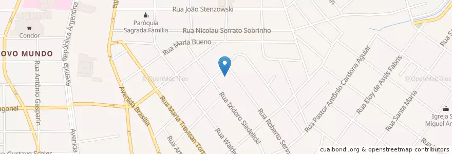 Mapa de ubicacion de Escola Municipal en ブラジル, 南部地域, パラナ, Região Geográfica Intermediária De Curitiba, Região Metropolitana De Curitiba, Microrregião De Curitiba, クリチバ.