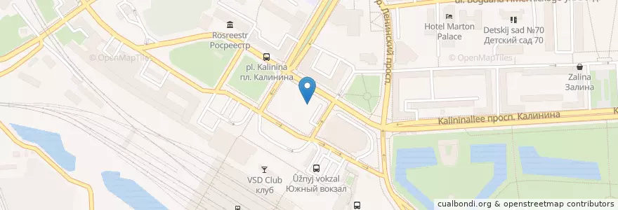 Mapa de ubicacion de McDonald's en Rusia, Северо-Западный Федеральный Округ, Óblast De Kaliningrado, Городской Округ Калининград.