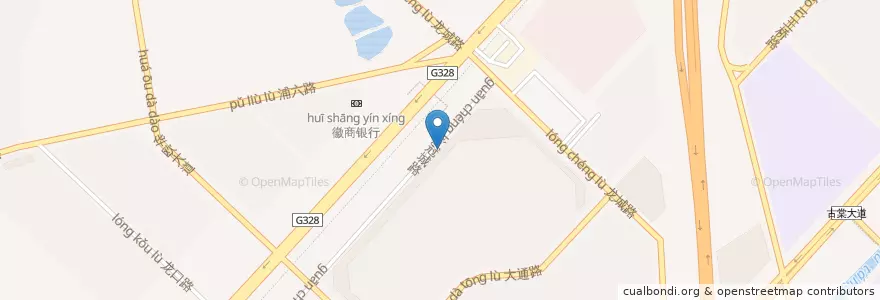 Mapa de ubicacion de 沙县小吃 en Китай, Цзянсу, Нанкин, Лухэ.