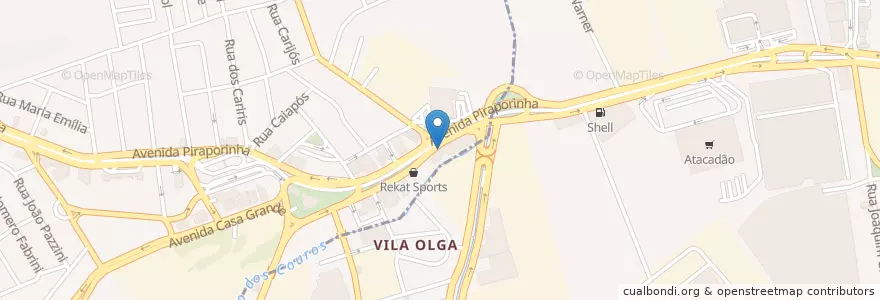 Mapa de ubicacion de Sorridents en 브라질, 남동지방, 상파울루, Região Geográfica Intermediária De São Paulo, Região Metropolitana De São Paulo, Região Imediata De São Paulo, Diadema, São Bernardo Do Campo.