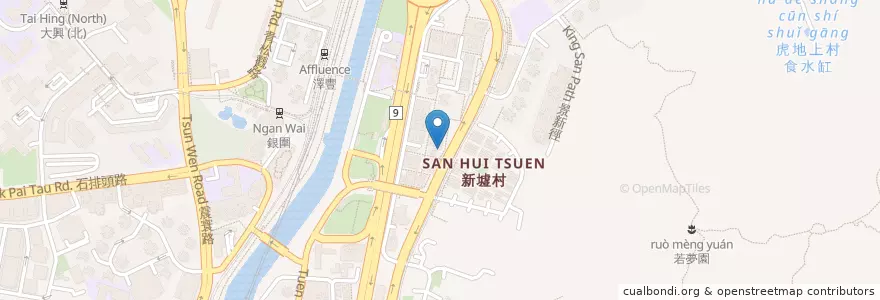 Mapa de ubicacion de 赤橋拉麵 Akabashi Ramen en 中国, 香港 Hong Kong, 广东省, 新界 New Territories, 屯門區 Tuen Mun District.