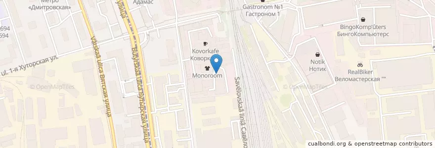 Mapa de ubicacion de Фактура en Russia, Distretto Federale Centrale, Москва, Северо-Восточный Административный Округ, Бутырский Район.