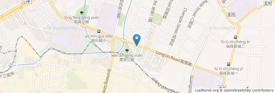 Mapa de ubicacion de 蒔桐拉麵 en Taiwan, New Taipei, Xinzhuang District.