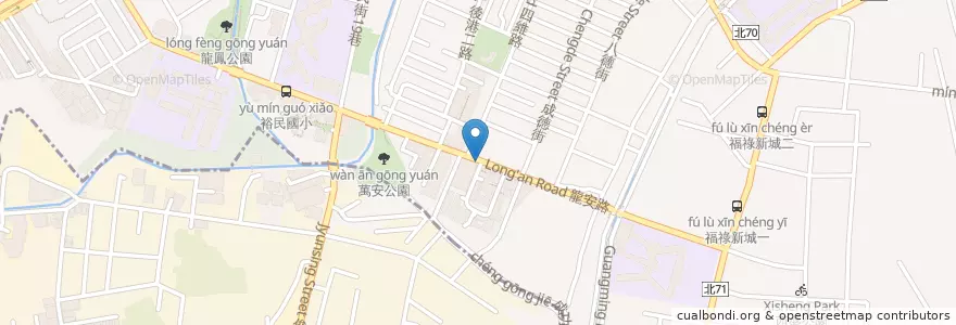 Mapa de ubicacion de 現做小籠包 en تايوان, تايبيه الجديدة, 新莊區.