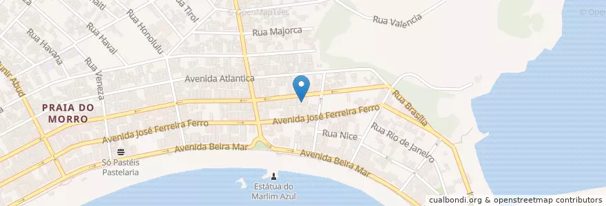 Mapa de ubicacion de Girus en برزیل, منطقه جنوب شرقی برزیل, اسپیریتو سانتو, Microrregião Guarapari, Região Geográfica Intermediária De Vitória, Guarapari, Região Metropolitana Da Grande Vitória.