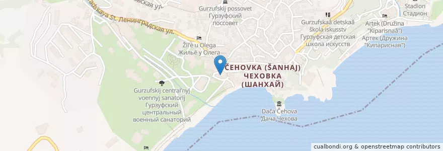Mapa de ubicacion de Генбанк en Russia, South Federal District, Autonomous Republic Of Crimea, Republic Of Crimea, Yalta City Municipality, Городской Округ Ялта.