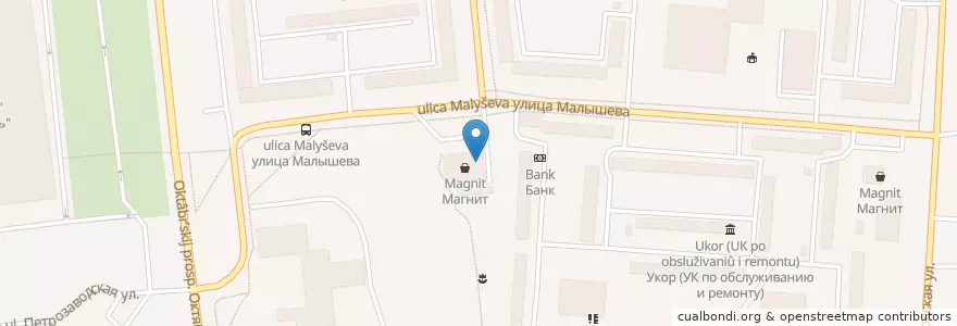 Mapa de ubicacion de Милано en 러시아, Северо-Западный Федеральный Округ, Республика Коми, Городской Округ Сыктывкар.