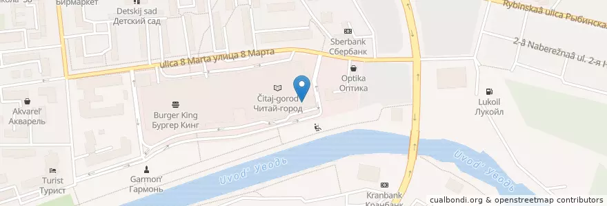 Mapa de ubicacion de За Плетнём en Russland, Föderationskreis Zentralrussland, Oblast Iwanowo, Ивановский Район, Городской Округ Иваново.