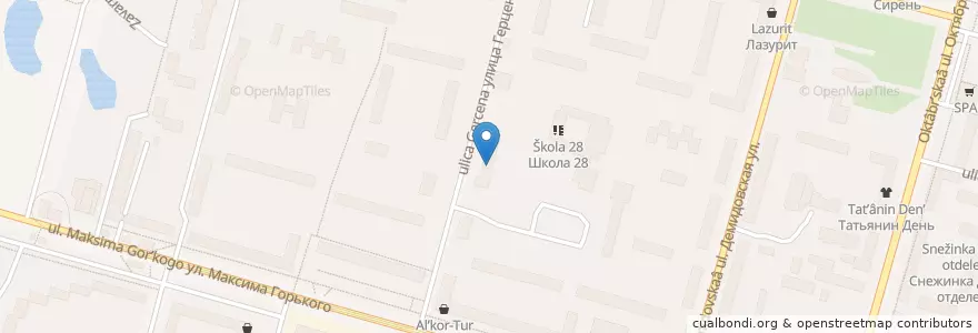Mapa de ubicacion de МБОУ "Центр образования № 31" (школа) en Russia, Distretto Federale Centrale, Oblast' Di Tula, Городской Округ Тула.