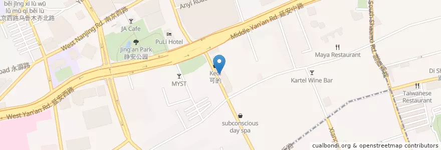 Mapa de ubicacion de Dr.Beer en چین, شانگهای.