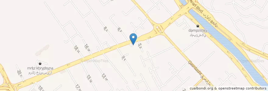 Mapa de ubicacion de مرکز درمان ناباروری دکتر رستمی en ایران, استان فارس, شهرستان شیراز, بخش مرکزی, شیراز.