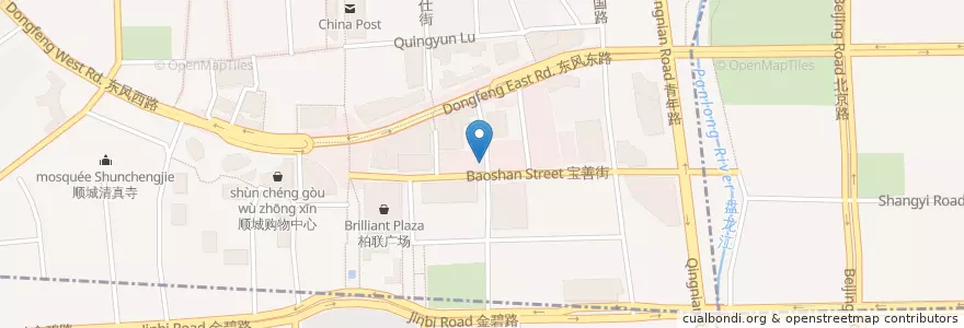 Mapa de ubicacion de 祥云烩馆 en China, Yunnan, 昆明市, 五华区, 护国街道.