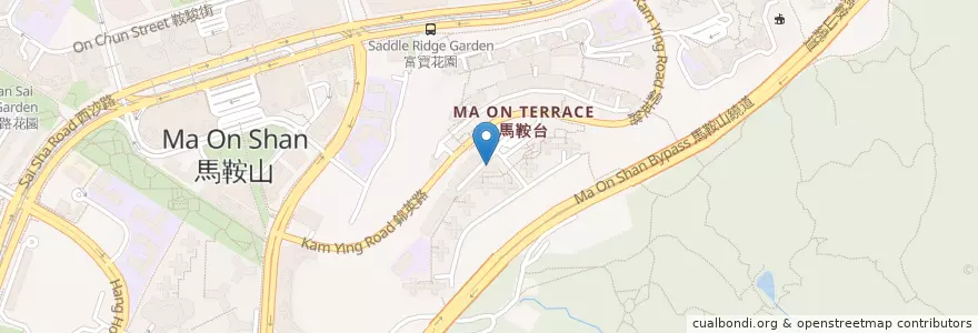 Mapa de ubicacion de 意樂餐廳 Cafe de Itamomo en Китай, Гонконг, Гуандун, Новые Территории, 沙田區 Sha Tin District.