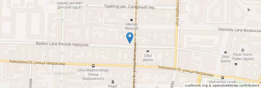 Mapa de ubicacion de 13й кран en Rusia, Северо-Западный Федеральный Округ, Óblast De Leningrado, San Petersburgo, Центральный Район.