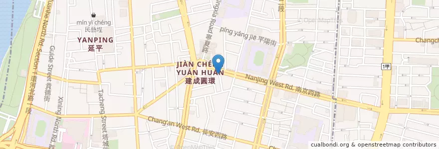 Mapa de ubicacion de 小巷亭 en 타이완, 신베이 시, 타이베이시, 다퉁 구.