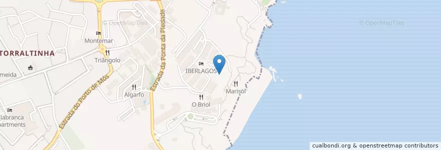 Mapa de ubicacion de Enjoy Cafe en Portugal, Algarve, Algarve, Faro, Lagos, São Gonçalo De Lagos.