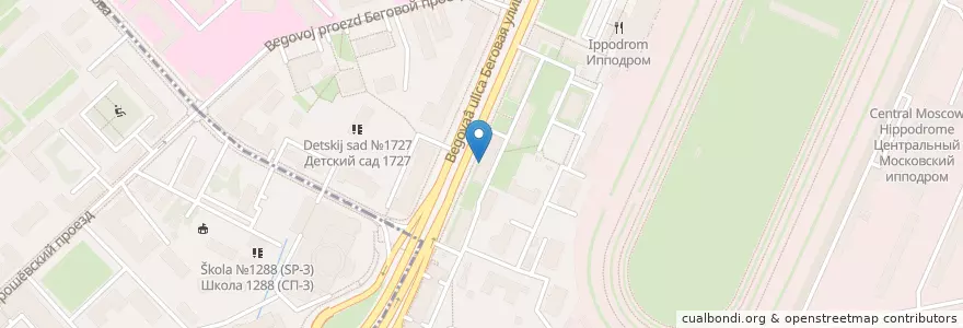 Mapa de ubicacion de By the Way en Россия, Центральный Федеральный Округ, Москва, Северный Административный Округ.