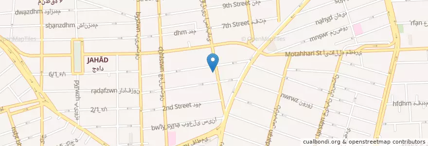 Mapa de ubicacion de کافه رستوران امیر en ایران, استان تهران, شهرستان تهران, تهران, بخش مرکزی شهرستان تهران.
