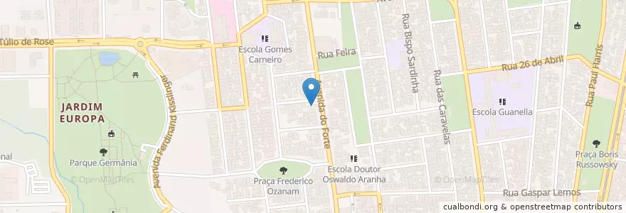 Mapa de ubicacion de Posto Park en Brasile, Regione Sud, Rio Grande Do Sul, Regione Metropolitana Di Porto Alegre, Região Geográfica Intermediária De Porto Alegre, Região Geográfica Imediata De Porto Alegre, Porto Alegre.