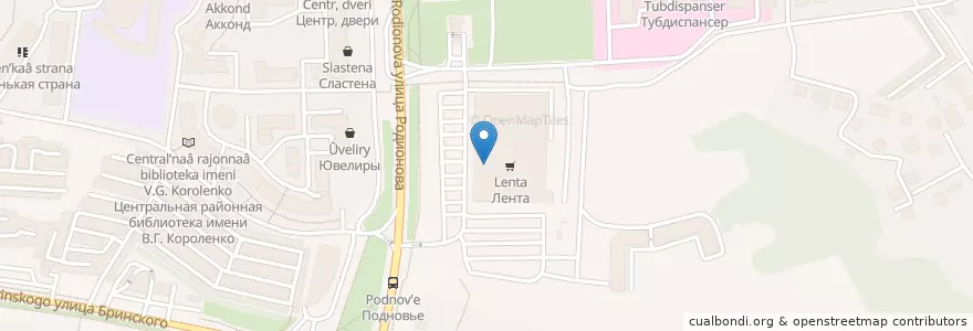 Mapa de ubicacion de Farmani en Rusia, Приволжский Федеральный Округ, Нижегородская Область, Городской Округ Нижний Новгород.