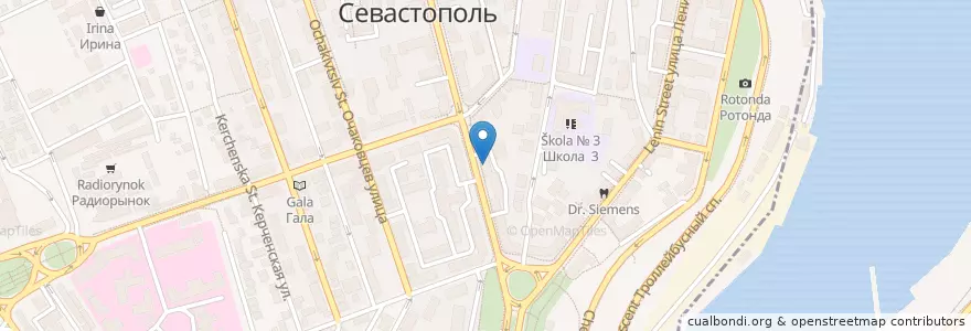 Mapa de ubicacion de Пых-пых en Russia, South Federal District, Sevastopol, Sevastopol, Ленинский Район, Ленинский Округ.