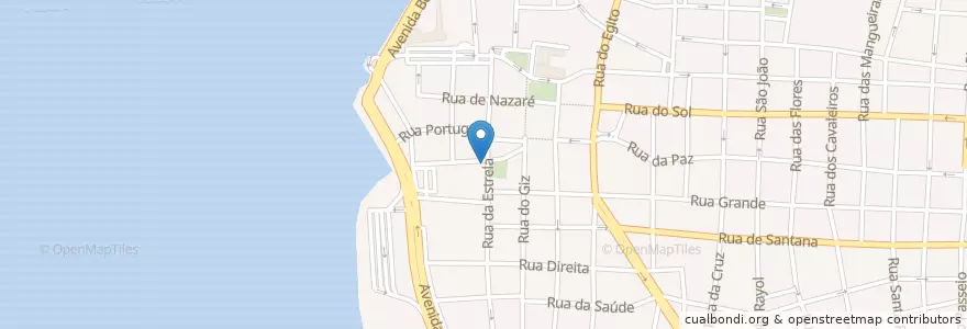Mapa de ubicacion de O Restaurante d' Antigamente en 巴西, 东北部, 马拉尼昂, Região Geográfica Intermediária De São Luís, Microrregião Da Aglomeração Urbana De São Luís, 圣路易斯.