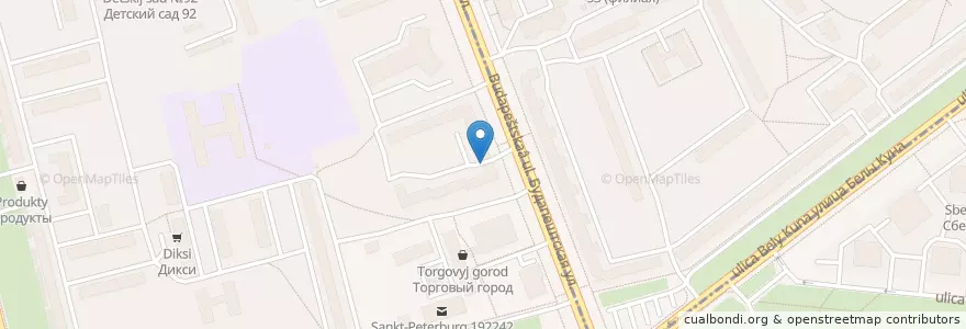 Mapa de ubicacion de УОПП №21 5 о/п en Russia, Northwestern Federal District, Leningrad Oblast, Saint Petersburg, Фрунзенский Район.