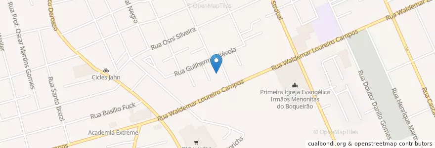 Mapa de ubicacion de Unidade de Saúde Menonitas en 브라질, 남부지방, 파라나, Região Geográfica Intermediária De Curitiba, Região Metropolitana De Curitiba, Microrregião De Curitiba, 쿠리치바.