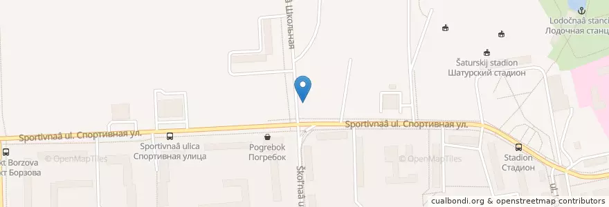 Mapa de ubicacion de Pit-stop en روسيا, Центральный Федеральный Округ, محافظة موسكو, Городской Округ Шатура.