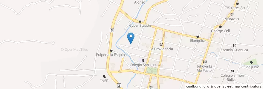 Mapa de ubicacion de Iglesia Jehová Shalom Matagalpa en ニカラグア, マタガルパ県, Matagalpa (Municipio).