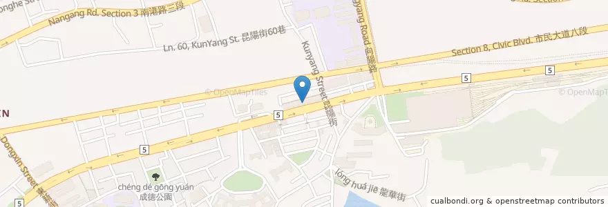Mapa de ubicacion de ATM en Tayvan, 新北市, Taipei, 南港區.