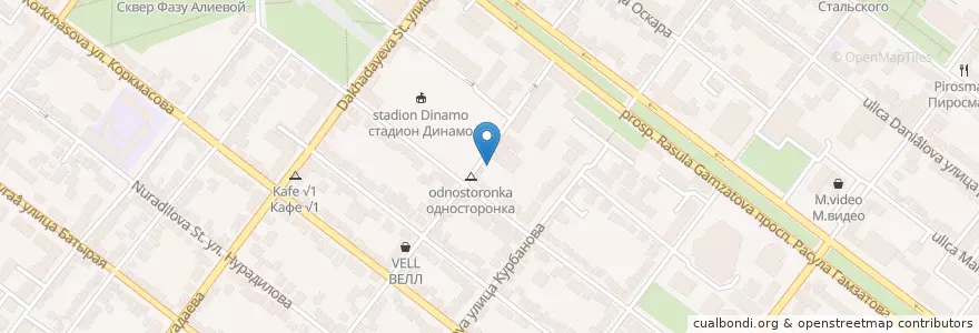 Mapa de ubicacion de Мед.центр en Rusland, Federaal District Noordelijke Kaukasus, Dagestan, Городской Округ Махачкала.