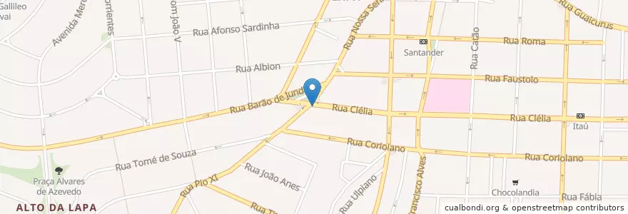 Mapa de ubicacion de Escola Estadual Pereira Barreto en 브라질, 남동지방, 상파울루, Região Geográfica Intermediária De São Paulo, Região Metropolitana De São Paulo, Região Imediata De São Paulo, 상파울루.