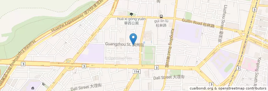 Mapa de ubicacion de 鍋神日式涮涮鍋 en Тайвань, Новый Тайбэй, Тайбэй, 萬華區.
