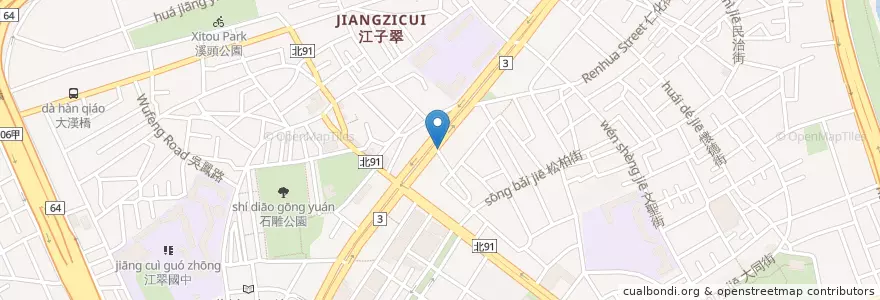 Mapa de ubicacion de 板橋農會 en Taiwan, Nuova Taipei, Distretto Di Banqiao.