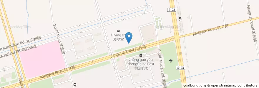 Mapa de ubicacion de KFC en 中国, 上海市, 閔行区.