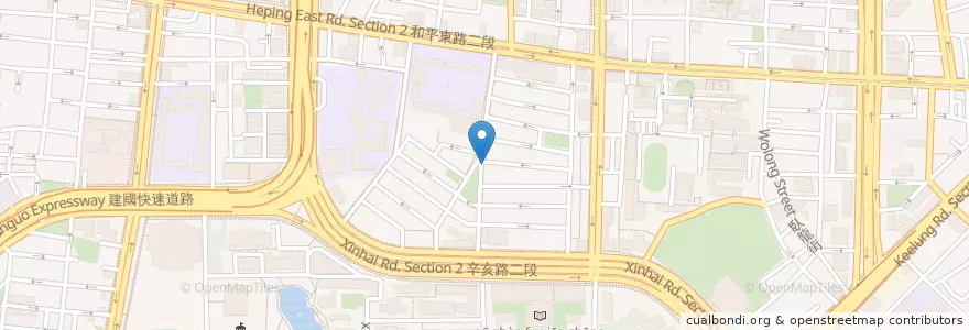Mapa de ubicacion de 惠盈藥局 en Taiwan, 新北市, Taipei, 大安區.