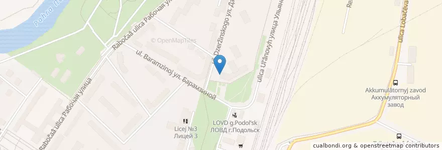 Mapa de ubicacion de Матрёшка en 俄罗斯/俄羅斯, Центральный Федеральный Округ, 莫斯科州, Городской Округ Подольск.