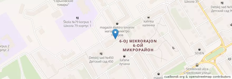Mapa de ubicacion de участковый en ロシア, 沿ヴォルガ連邦管区, ニジニ・ノヴゴロド州, ニジニ・ノヴゴロド管区.