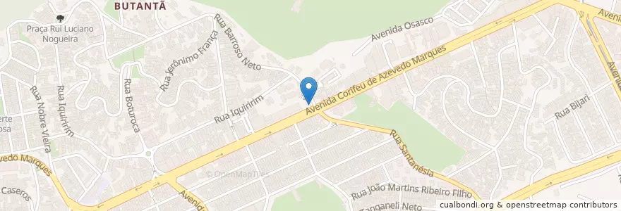 Mapa de ubicacion de Pixinguinha Auto Posto Ltda en البَرَازِيل, المنطقة الجنوبية الشرقية, ساو باولو, Região Geográfica Intermediária De São Paulo, Região Metropolitana De São Paulo, Região Imediata De São Paulo, ساو باولو.