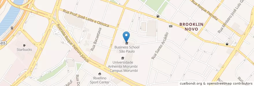 Mapa de ubicacion de Business School São Paulo en Brasile, Regione Sudest, San Paolo, Região Geográfica Intermediária De São Paulo, Região Metropolitana De São Paulo, Região Imediata De São Paulo, San Paolo.